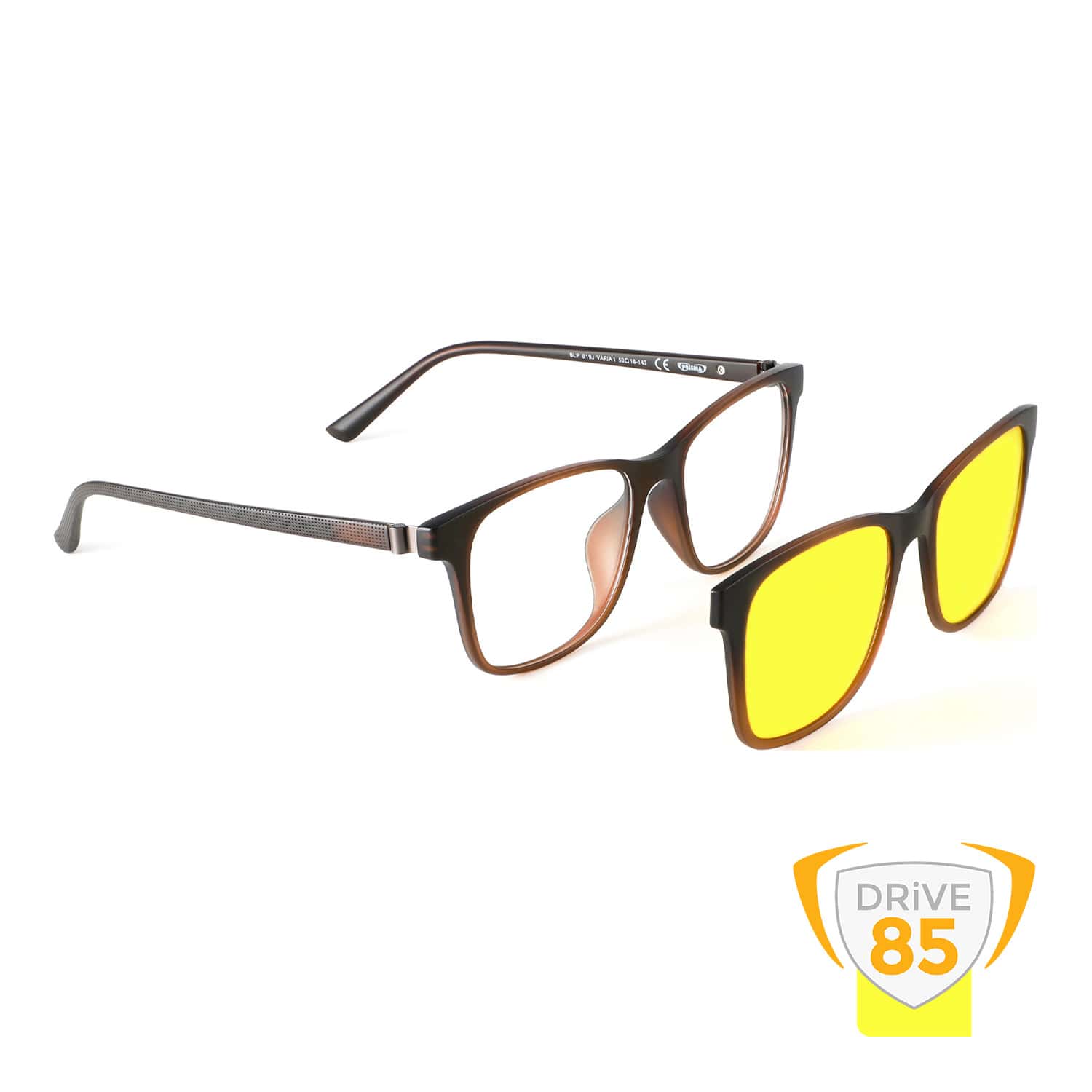 Kaufen Sie die Autofahrerbrille VARIA1 DRIVE85 – Blaulichtfilter-Brille für Brillenträger von PRiSMA Autofahrerbrille für Brillenträger PRiSMA VARIA1 DRIVE85 mit 85 % Blaulichtfilter und UV400 Schutz – klare Sicht bei Tag und Nacht, ideal für Berufskraftfahrerinnen*