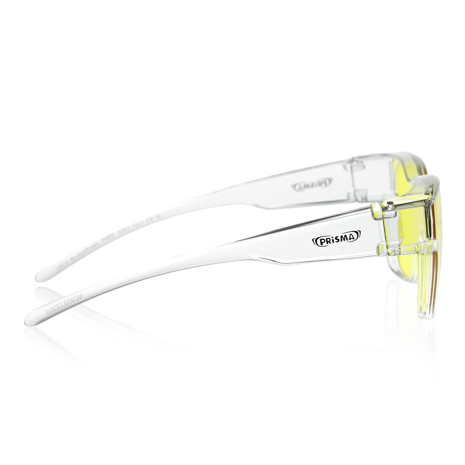 Seitenansicht der DRiVE85 OVER1 Überziehbrille mit robustem, leichtem Gestell