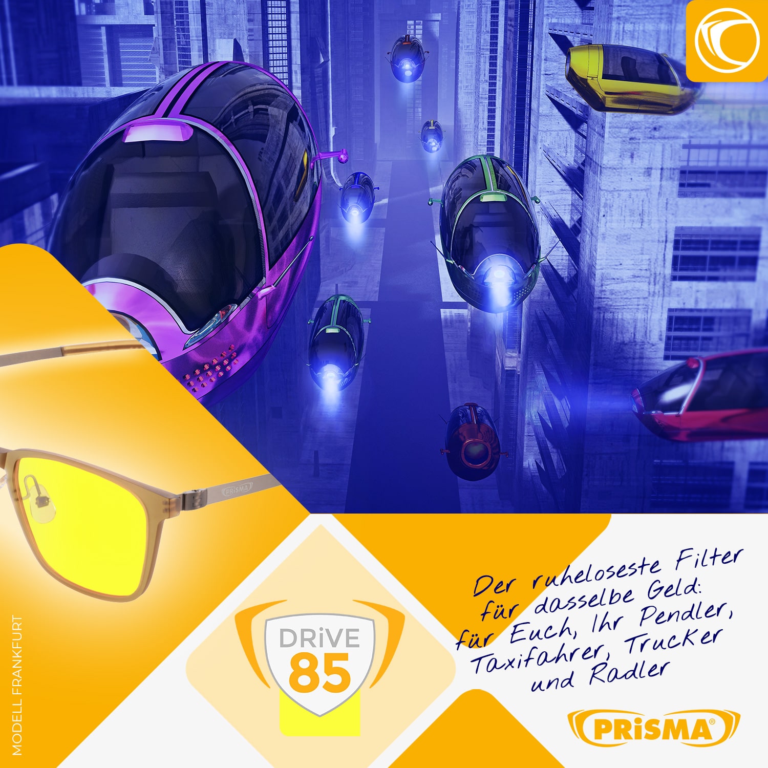 Autofahrerbrille Frankfurt Drive85 Zukunft