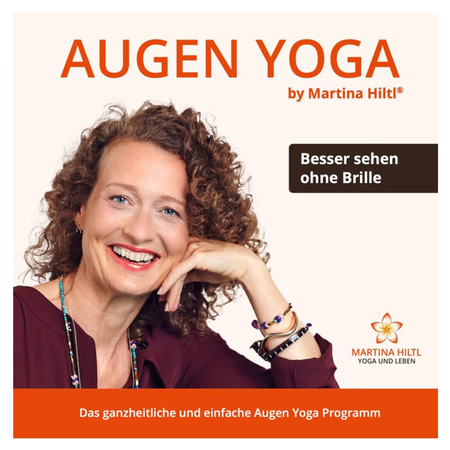 NEU: Buch: Augen Yoga von Martina Hiltl® Buchcover Front Augen Yoga von Martina Hiltl