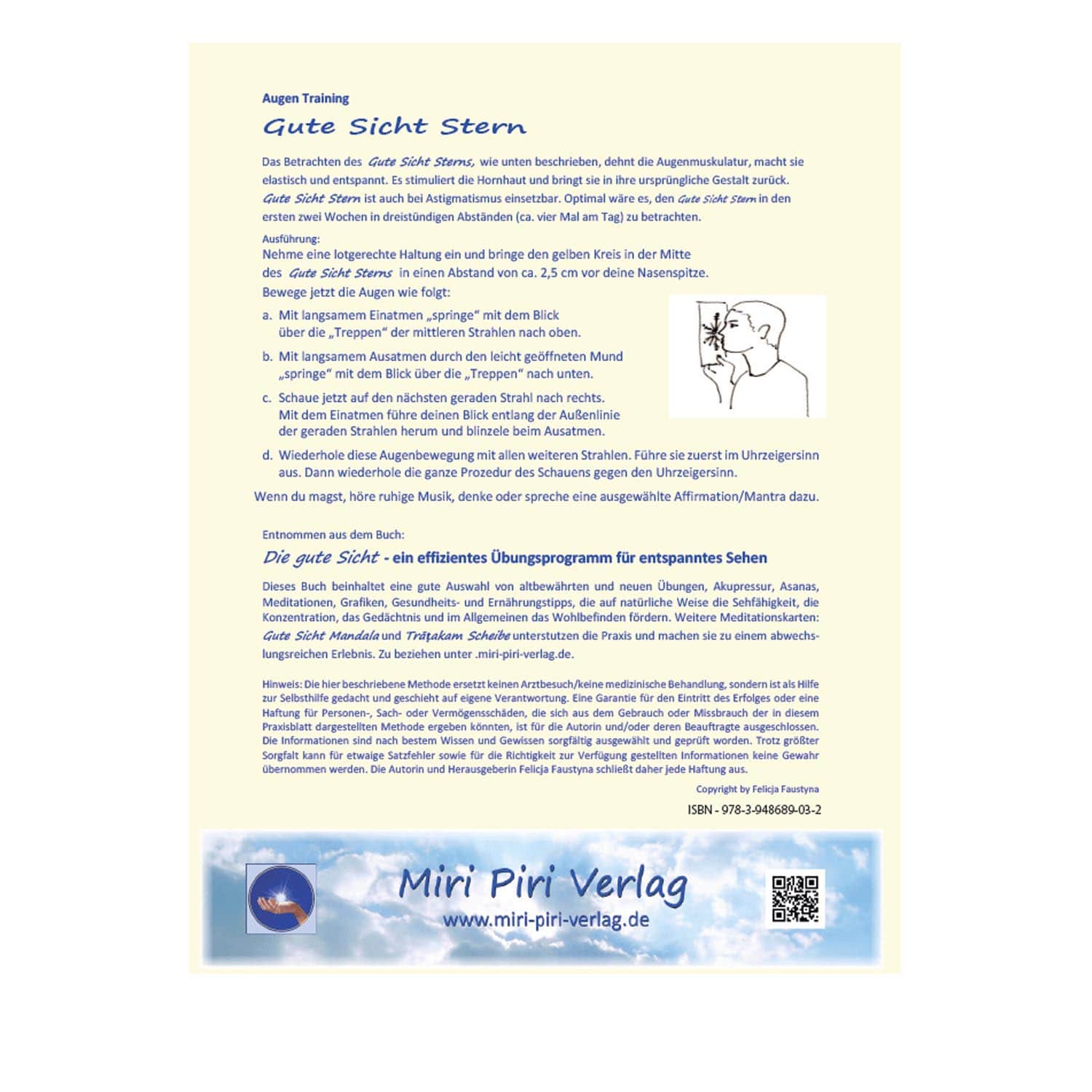 Gute Sicht Stern Mediationskarte Beschreibung