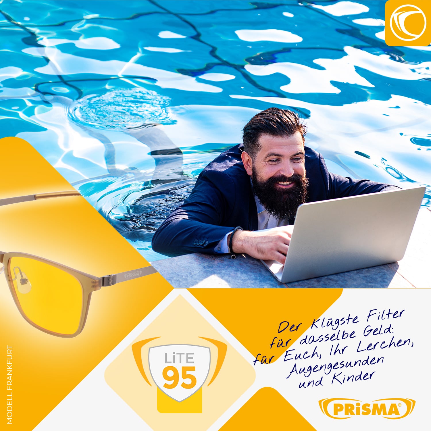 Bildschirmbrille Frankfurt Lite 95 Pool