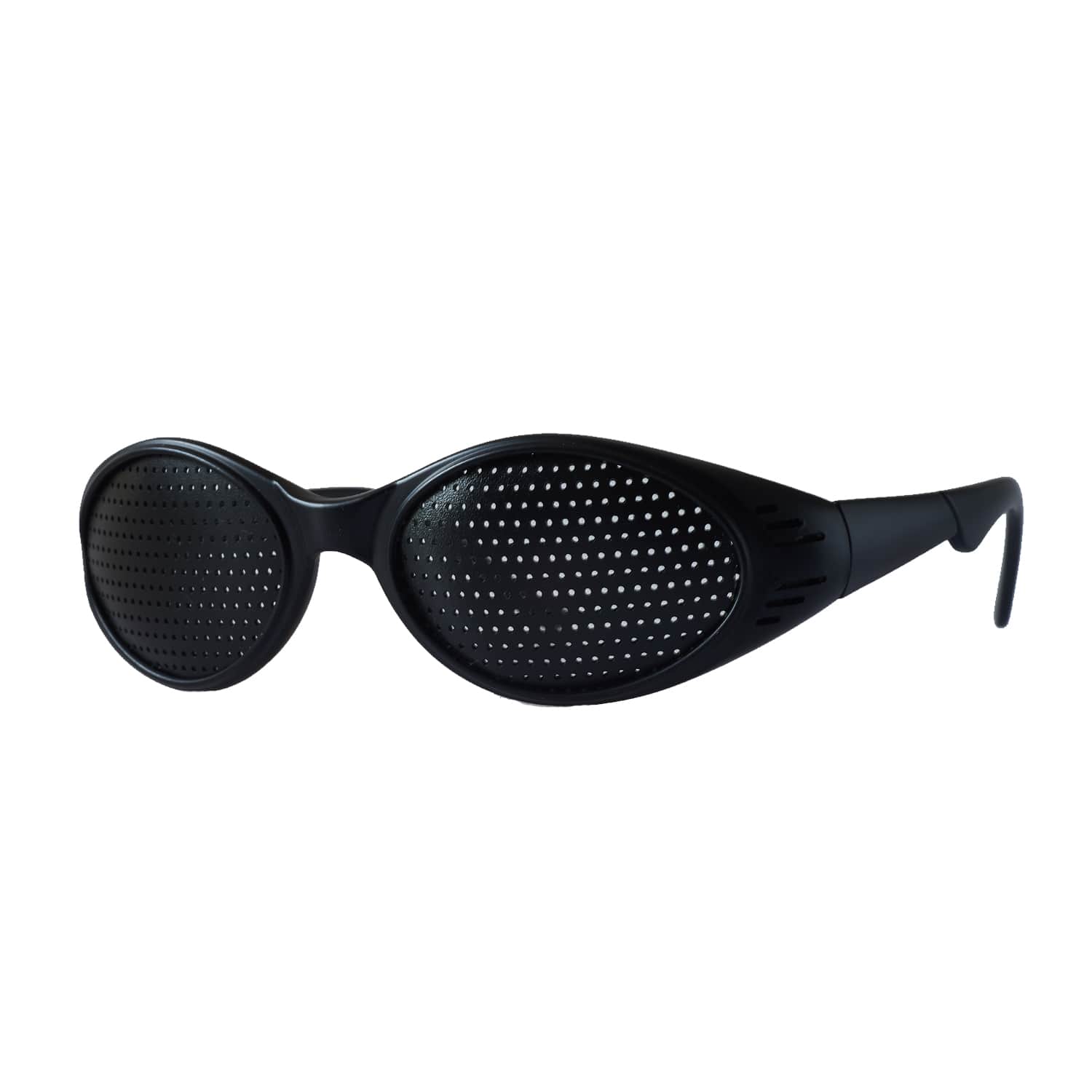 Kaufen Sie die Rasterbrille JG 100 – Multidot-Brille mit feinem Lochraster für natürliches Sehtraining Rasterbrille JG 100 von BioTec mit feinem rundem Lochraster für Augentraining und Visus-Kontrolle