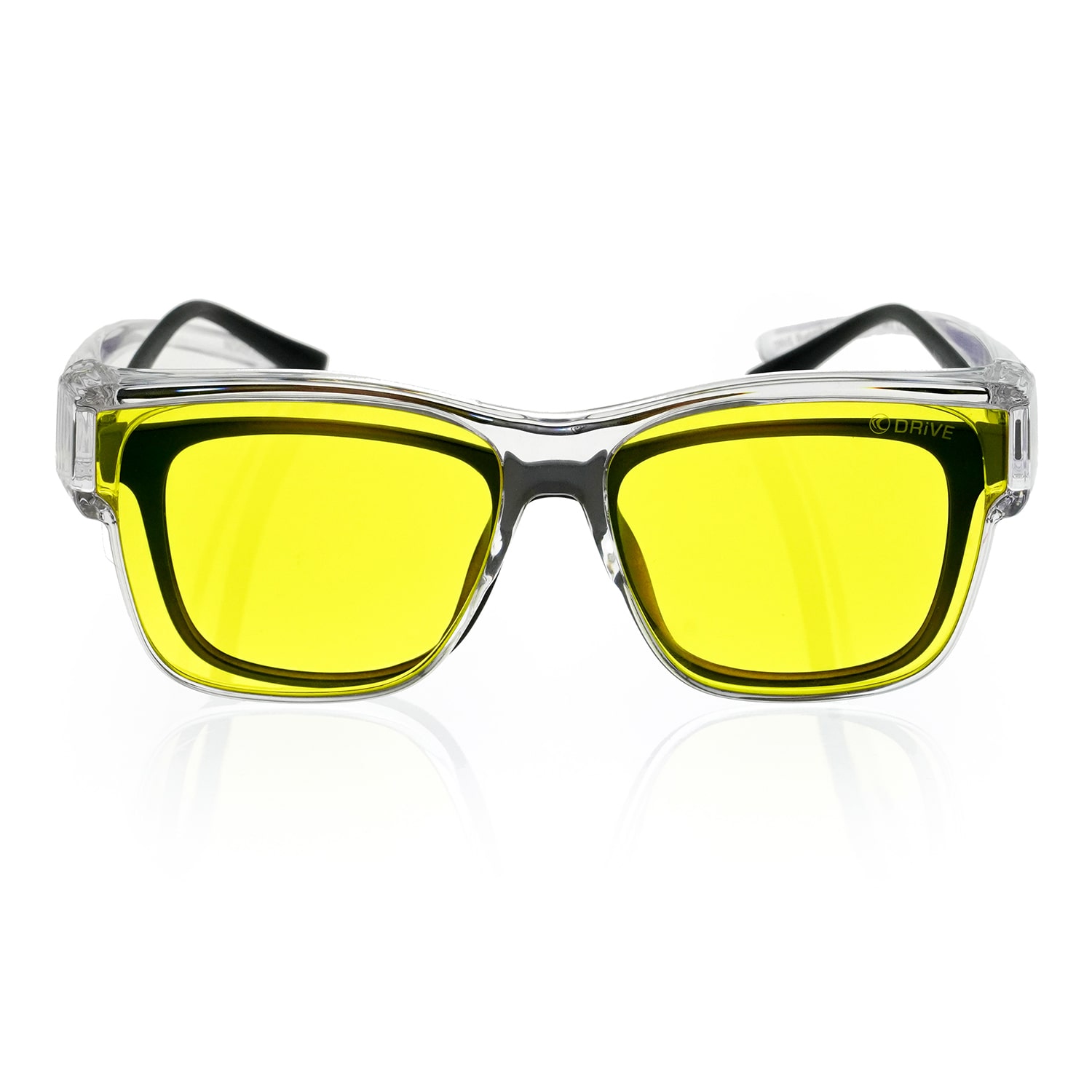 DRiVE85 OVER1 Überziehbrille auf Korrekturbrille, ideal für Autofahrer