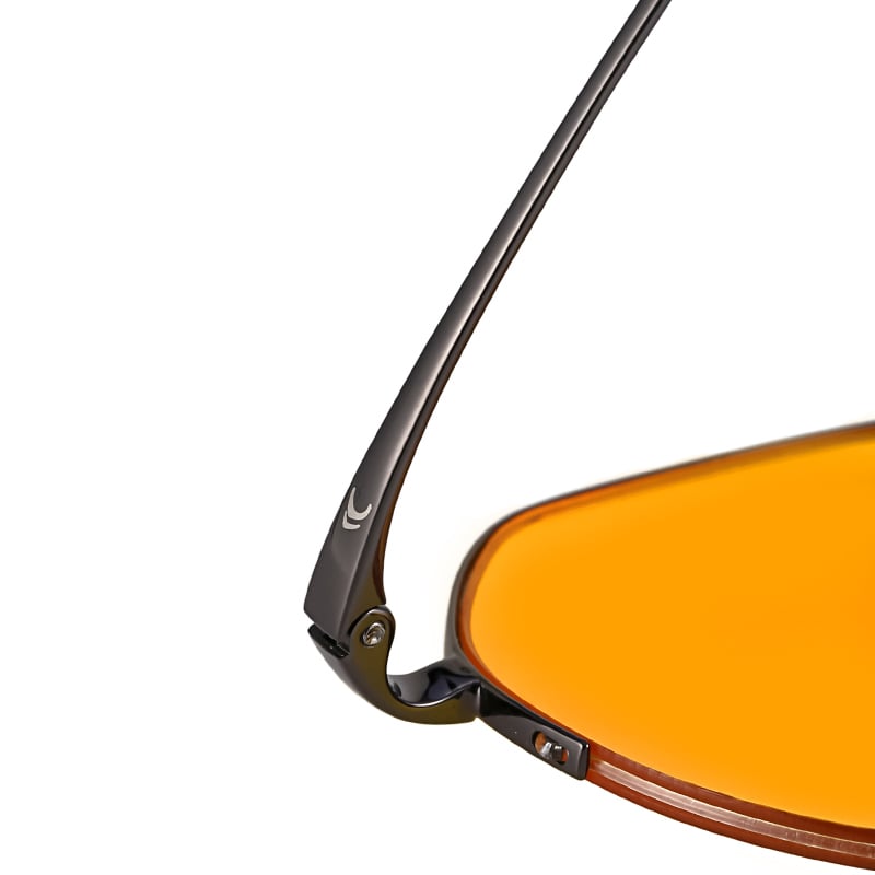 Bügel der LAUTA PRO99 Blaulichtfilter-Brille – flexible Metallbügel für optimale Passform und langlebige Nutzung