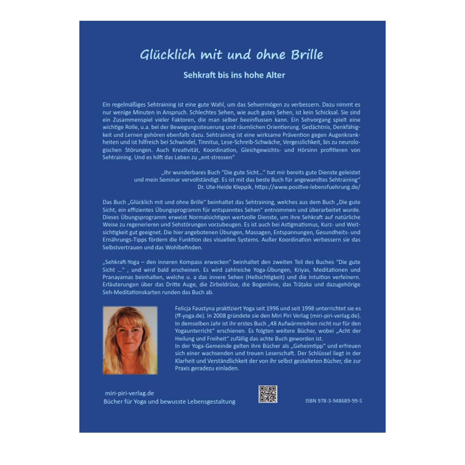 Buch:Gluecklich mit und ohne Brille Rückseite