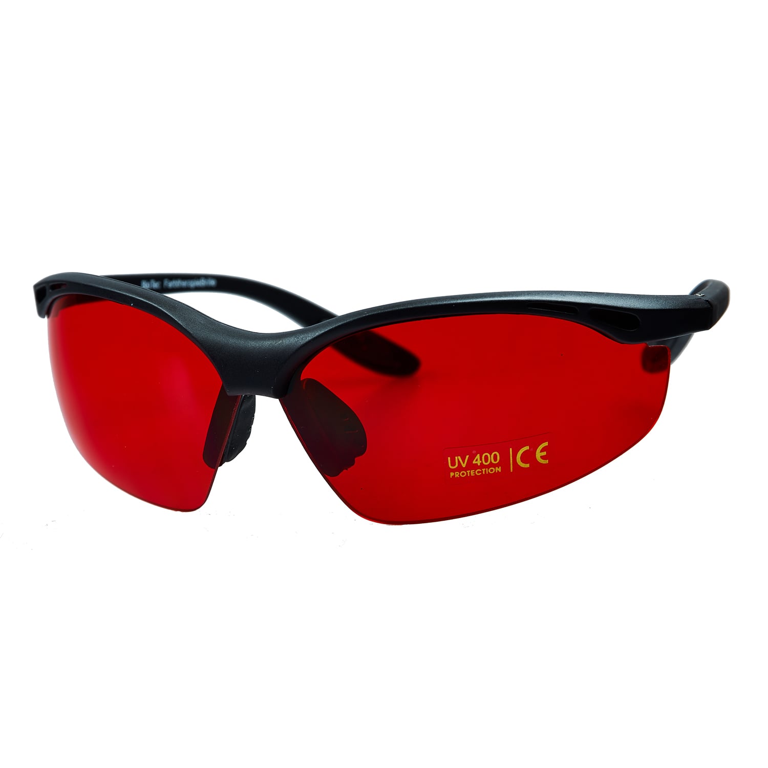 Farbbrille Rot sportlich