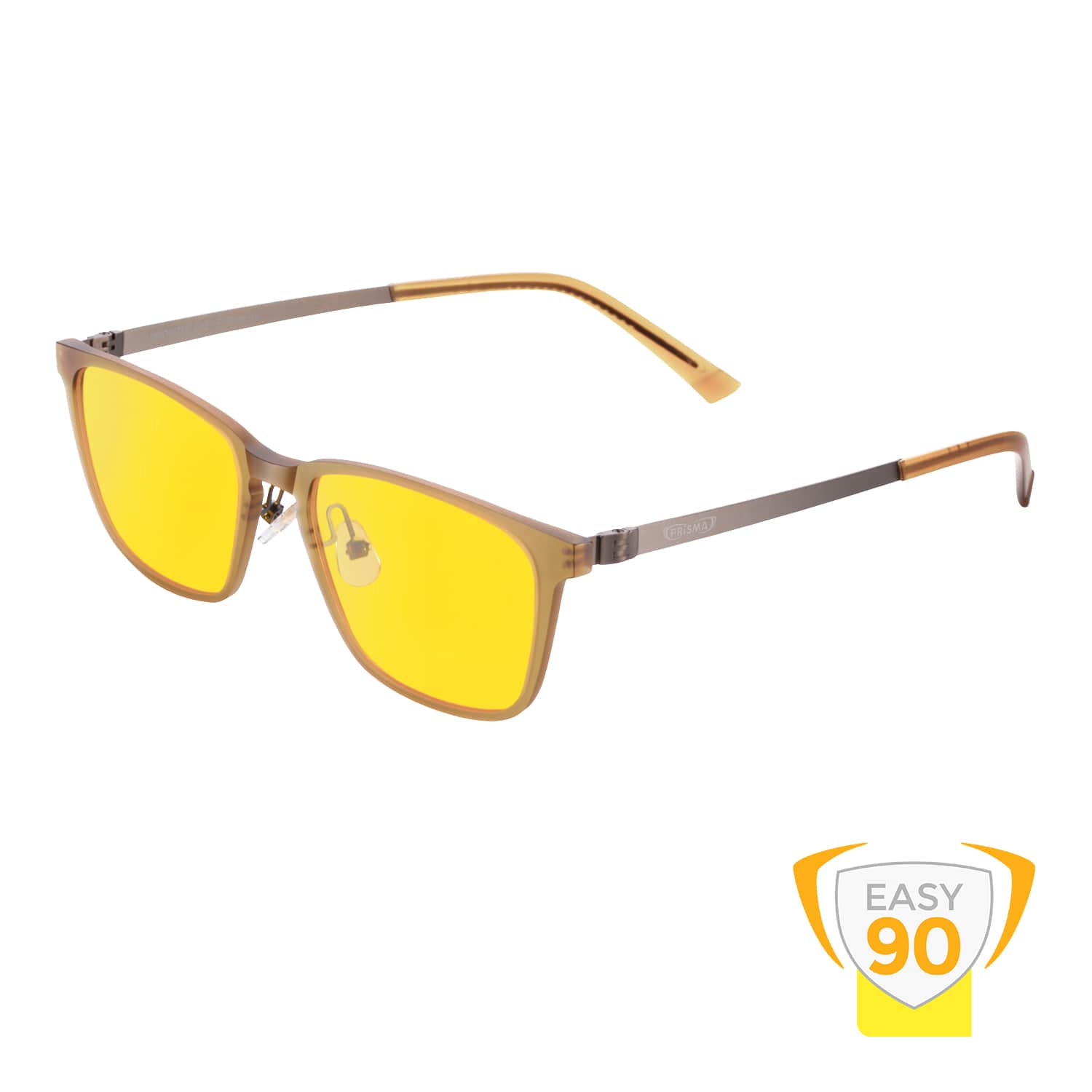 Gamer-Blaulichtfilterbrille Frankfurt EASY90 von PRISMA – Blaulichtschutzbrille mit 90 % Filterleistung und UV400-Schutz für Gaming, TV und Alltag