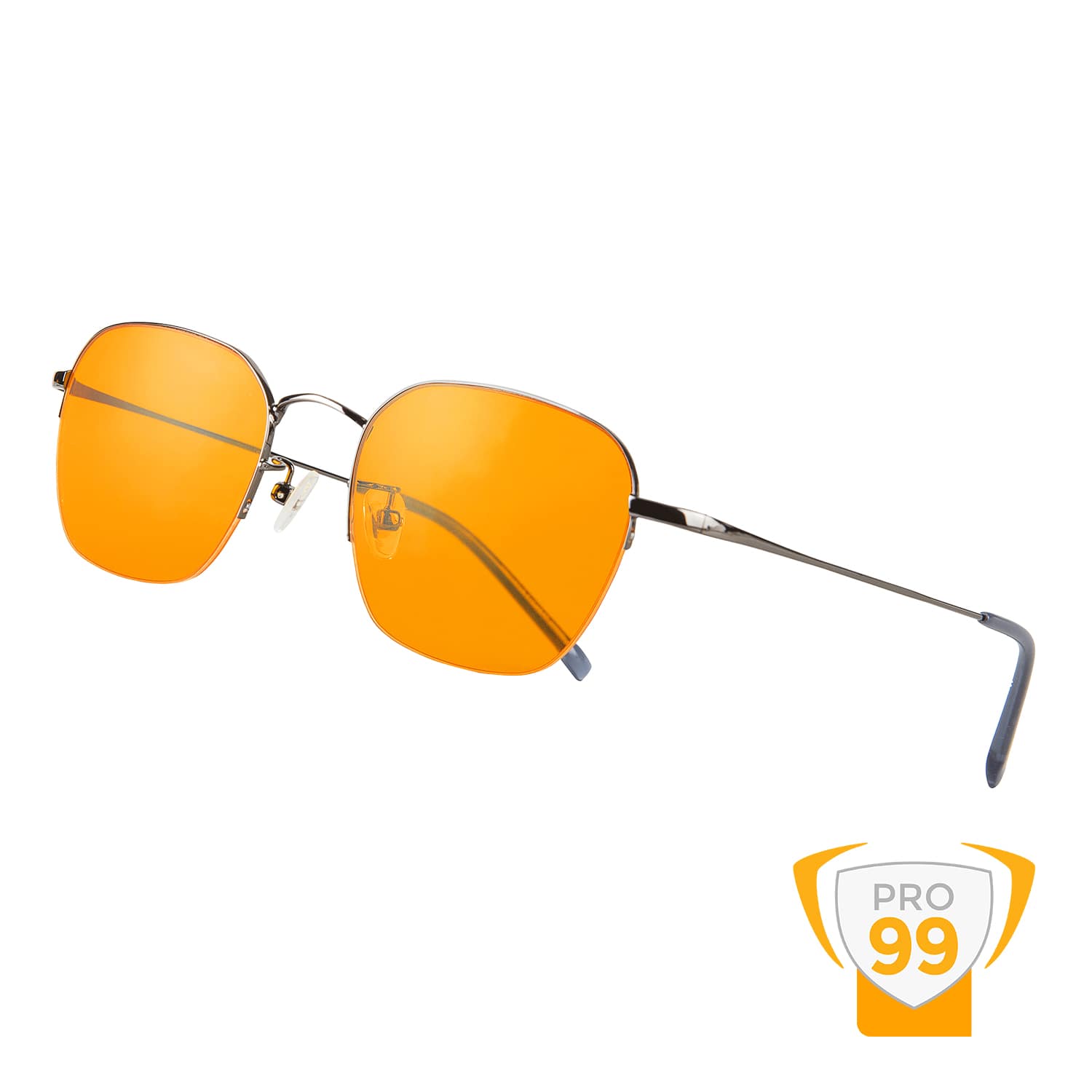 Kaufen Sie die KAHLA PRO99 Blaulichtfilterbrille – 99 % HEVL, UV400, unisex, augenschonend KAHLA PRO99 Blaulichtfilter-Brille, 99 % HEVL, UV400, orange-amber, Unisex, Bildschirmarbeit, Nachtmodus