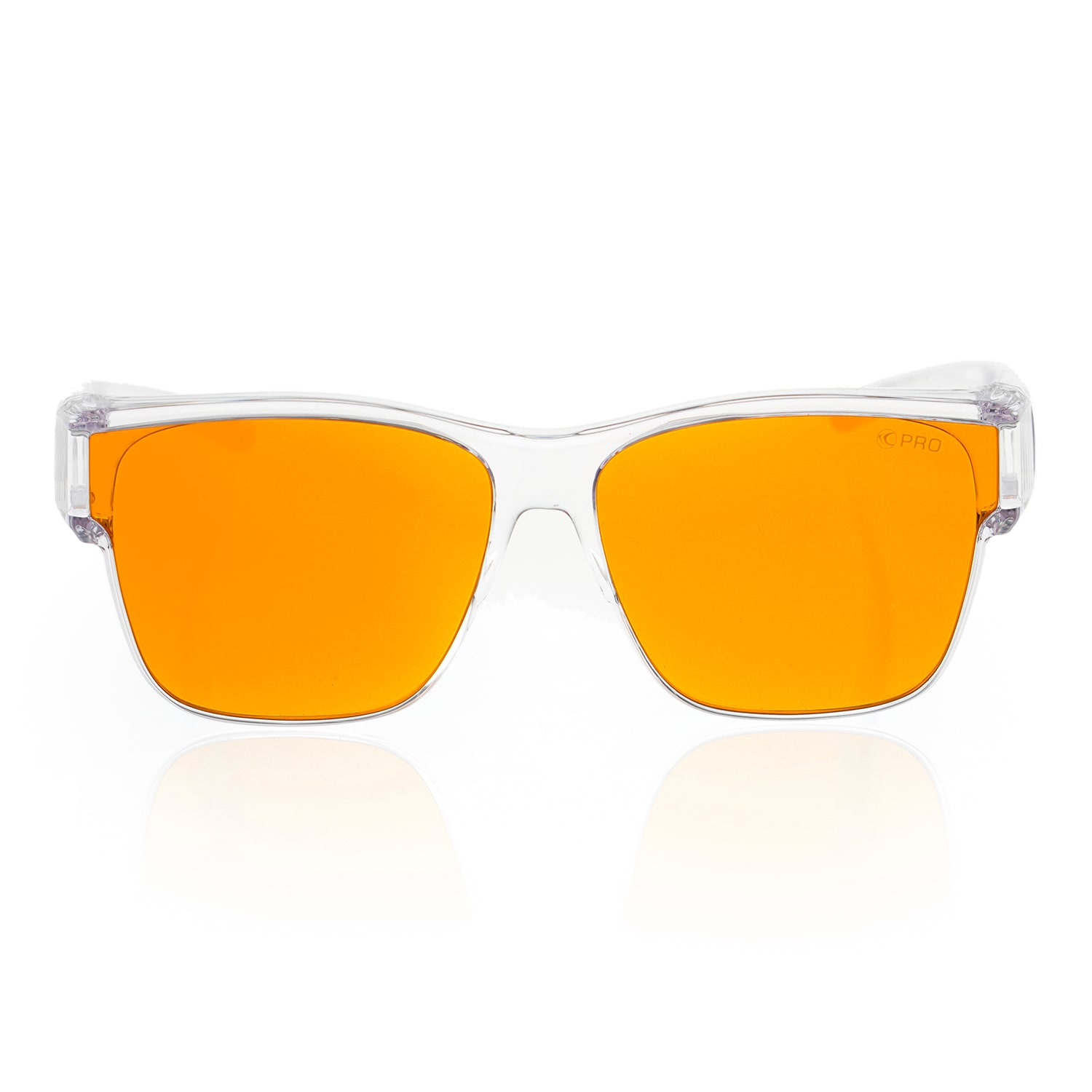 PRO99 OVER1 Überziehbrille bei Bildschirmarbeit, ideal gegen müde Augen und Blaulicht am PC