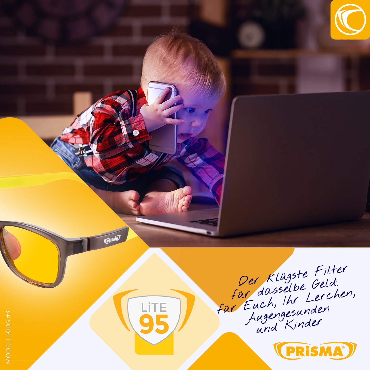 Blaulichtschutzbrille Kids3 Lite